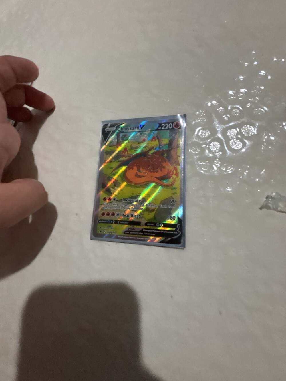 Pokemon Charizard V Full Art Promo Card SWSH260 Holo